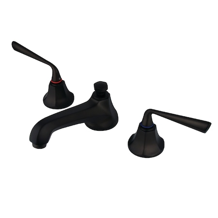 Silver Sage KS4465ZL 8-Inch Widespread Bathroom Faucet with Brass Pop-Up KS4465ZL